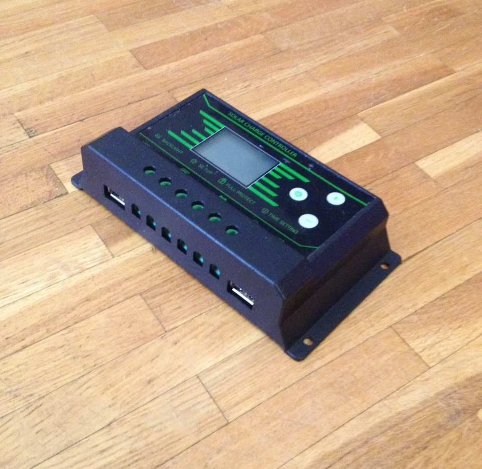 Solar Panel Regler Charge Controller PWM Dual USB LCD Display 30A 12V/24V F UB - Bild 3 von 4