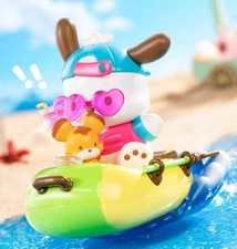 TOPTOY Sanrio Pochacco Holiday Beach Series Blind Box Confirmed Figure Gift Toy