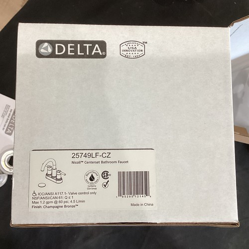 Delta Rubinetto Bagno Centrale Nicole Champagne Bronzo 25749LF-CZ - Foto 7 di 8