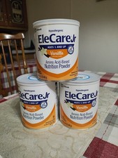3 Cans of EleCare Jr Vanilla Powder junior formula 1 and up Exp 04/01/2026