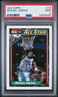 Michael Jordan 1992 Topps Basketball Card #115 All-Star PSA 9 MINT - Recent Slab
