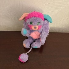 Vintage Popples Pretty Bit Plush 1986 Mattel Convertible Toy Purple