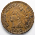 1903 Indian Head Penny Cent Extremely Fine (XF) - Details