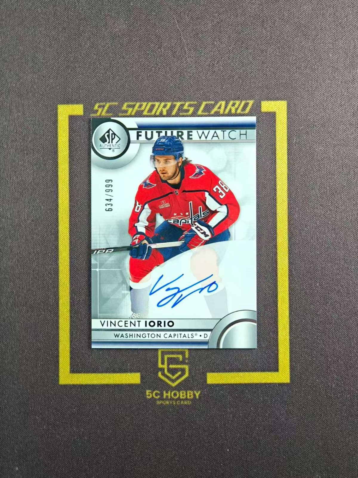 2023-24 SP Authentic Future Watch Auto /999 Vincent Iorio FCKXS