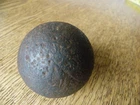 CIVIL WAR ERA CANNON BALL - 2" IRON GRAPE SHOT - GETTYSBURG