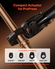Press Actuator for Compact Series Press Tools, Compatible with 1/2", 3/4", 1" 