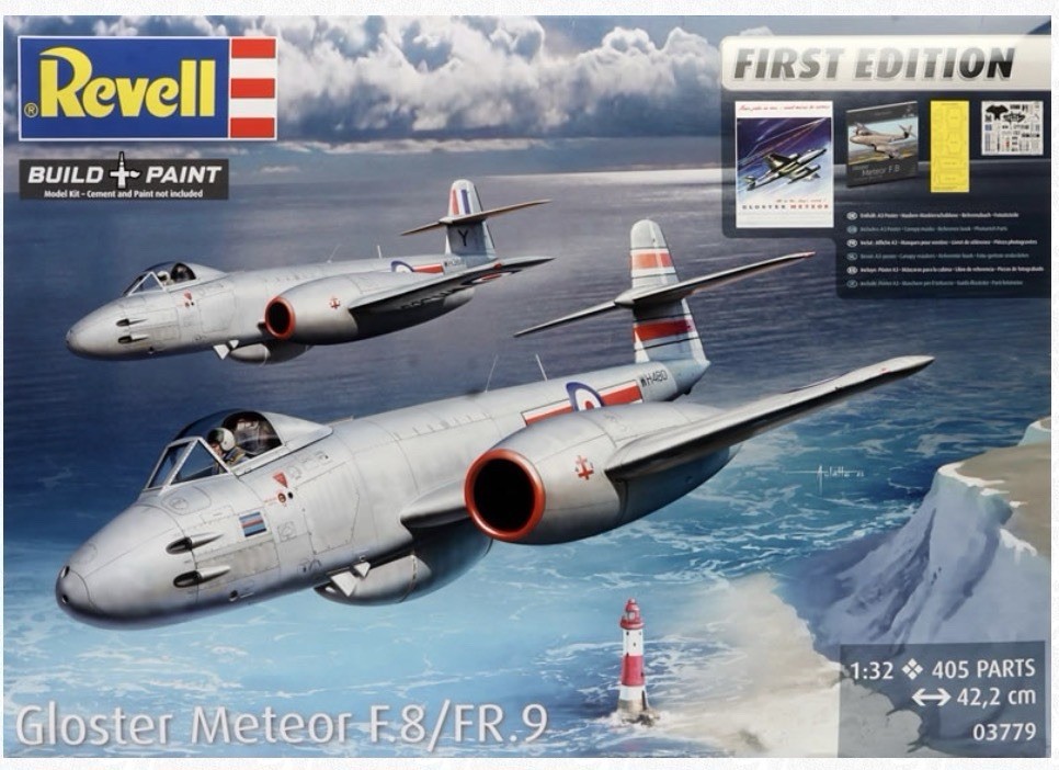 1/32 Revell #3779 Gloster Meteor F.8 / FR.9 First Edition