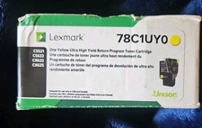 Genuine Lexmark Unison Toner Cartridge - 78C1UY0 Yellow, Ultra High Yield