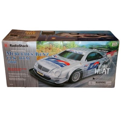 Radio Shack Mercedes Benz CLK DTM 2000 RC Car Works Remote Silver complete