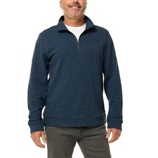Men's Dockers 1/4 zip Large Blue Item 1899643- NWT 