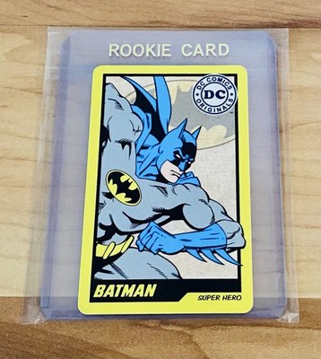 BATMAN DC Comics Super Hero Card Series #1 Rare Arcade Coin Pusher Number 001