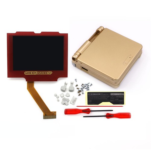 Red lens-- Easy Drop In Pre-Laminated V5 720x480 Retro Pixel LCD+Case For GBA SP - Picture 37 of 66