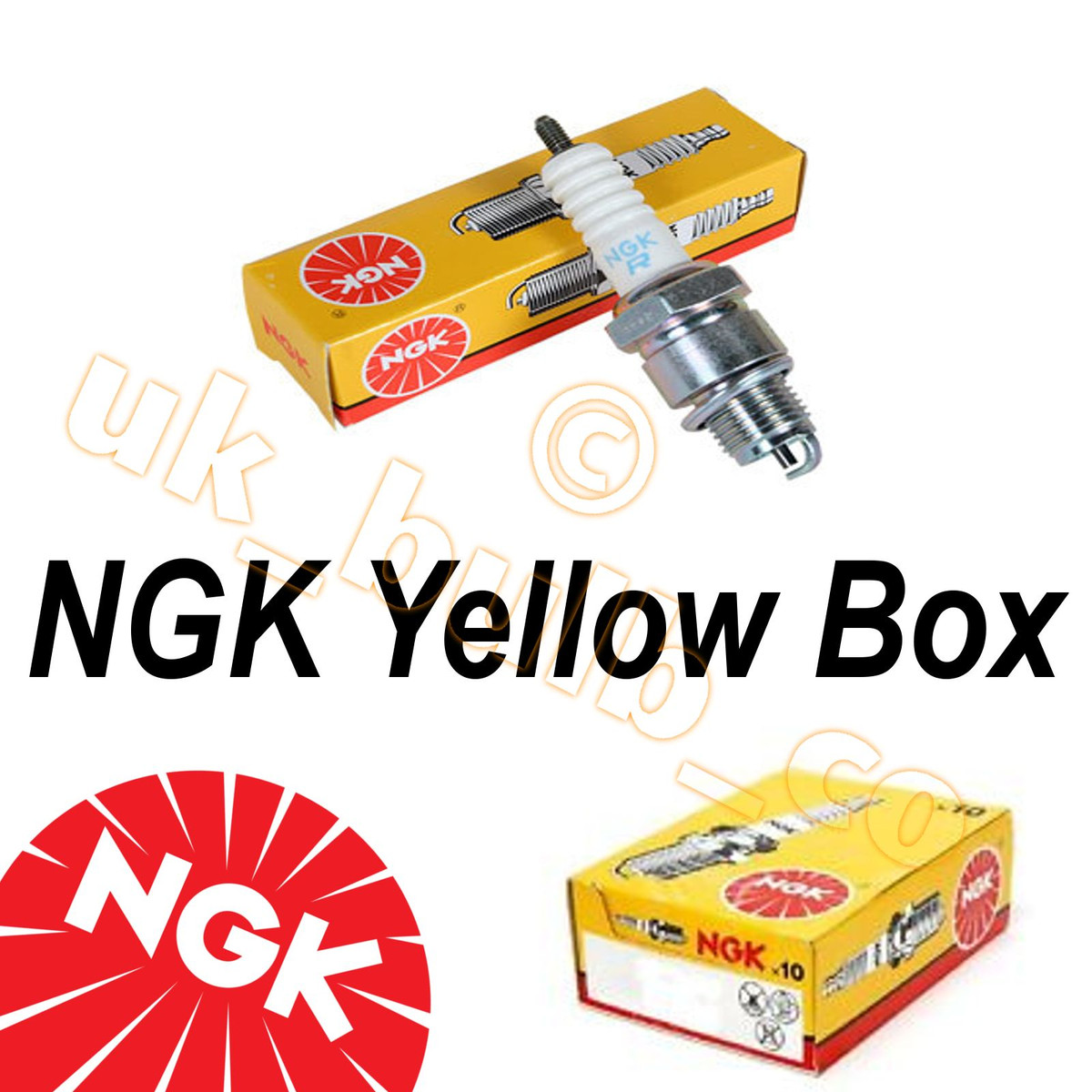 NEW NGK Spark Plug Yellow Box Trade Price LMAR9E-J Stock No 6884