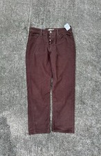 Brand New Levi’s Brown Corduroy, With Tags Button Up Zipper, 31x28