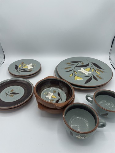 10 Piece Stangl Golden Harvest Hand-Crafted Mid-Century Modern Pottery Mixed Lot - Picture 2 of 24