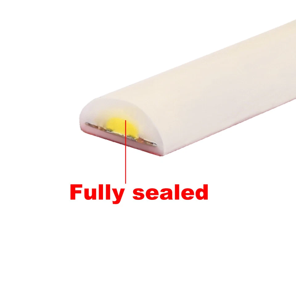 24V COB LED Streifen Neon Lichtschlauch Wasserdicht Haus Innen Außen Garten Boot - Bild 4 von 4