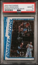 2022-23 Paolo Banchero Rookies In Motion Maze 05/25 PSA 10🔥 Jersey Match!