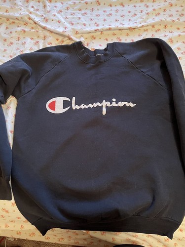 Navy Blue Champion Crewneck Sweatshirt 