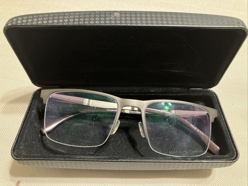 Very Nice Lacoste L2244 035 Dark Gunmetal Semi Rimless Eyeglasses 53/20 145