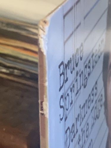 BRUCE SPRINGSTEEN EX VINYL LP & Inner DARKNESS ON EDGE OF TOWN Plays Perfect 1st - Picture 6 of 8