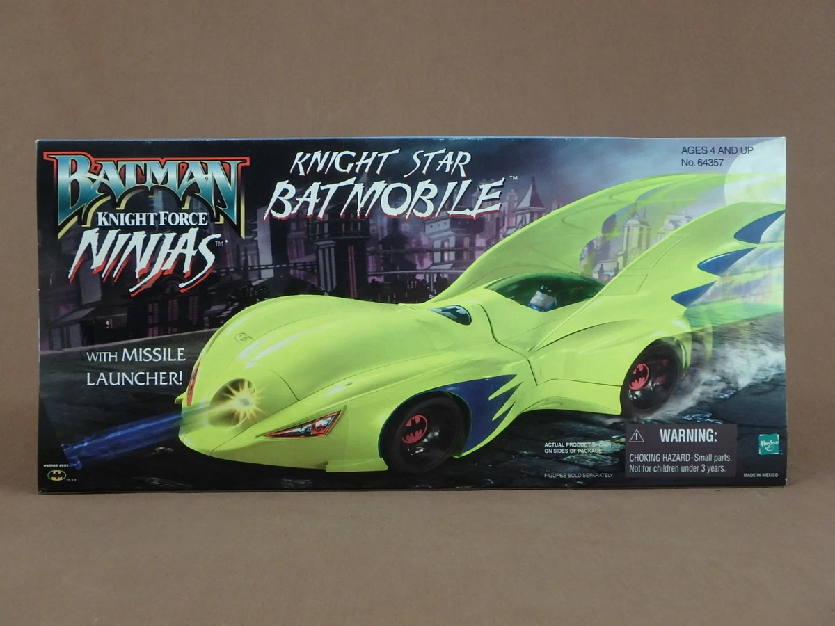 BATMAN KNIGHT FORCE NINJAS KNIGHT STAR BATMOBILE WITH MISSILE LAUNCHER VEHICLE
