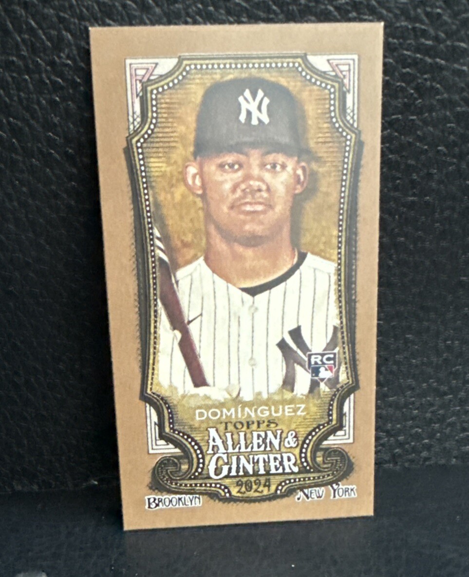 2024 Topps Allen & Ginter Mini Gold Jasson Dominguez Rookie New York Yankees #31