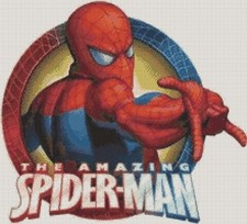 Spider-man Counted Cross Stitch CHART #10-85