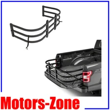 For F150 GM Sierra Ram Tundra Black Bed Extender Truck Bed Extender Fence Rack