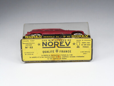 NOREV PLASTIQUE # 53 - RENAULT 4L - ANCIEN - NEUF / BOÎTE