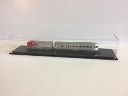 Train Display case HO scale 16" long with low profile black acrylic base - Picture 1 of 1