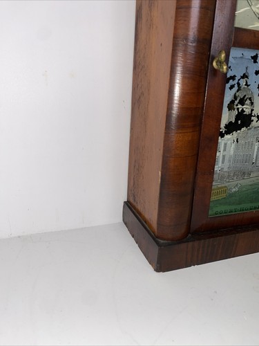 E.N. Welch Steeple Clock With Courthouse St. Painting, Runs And Chimes - Picture 9 of 15