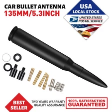 Bullet Antenna for Harley Davidson Motorcycles Street Glide Road Glide - Black