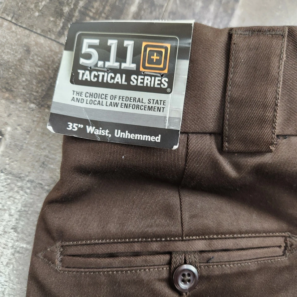 Mens 5.11 Tactical Size 35 PDU Patrol Duty Class B Pants Unhemmed Uniform - Image 3 of 4