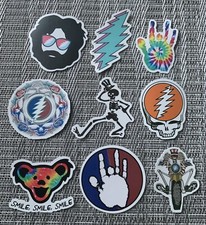 Grateful Dead / Jerry Garcia / Dead  Co SYF, Skeleton, Bolt Vinyl Stickers