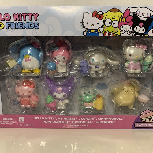 Confezione 8 Figurine Hello Kitty And Friends SWEET SNACKS Sanrio 2024 NUOVE - Foto 2 di 8