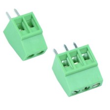 2 or 3 Way Terminal Block 2.54mm Pitch 6A