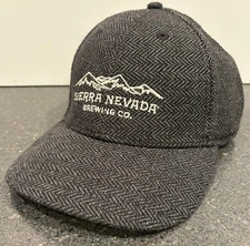 Sierra Nevada Brewing Co gray Cotton tweed strapback Hat Cap by Rove NEW