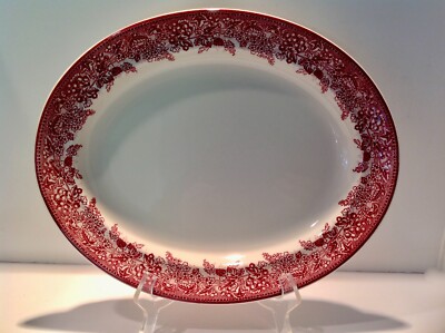 *NWOT* Mayfair WEDGWOOD & SONS Williams-Sonoma 14'' Oval Platter  