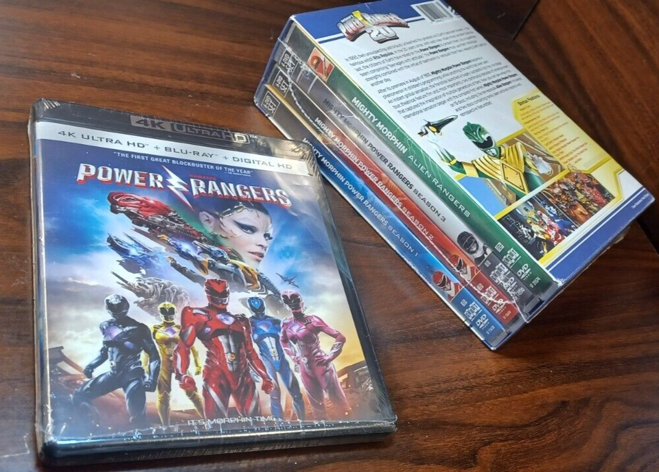 Power Rangers Dvd Ebay Mighty Morphin Power Rangers Series (DVD) + Saban's Power Rangers 2017 ...