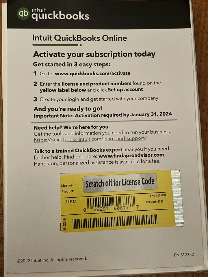 QuickBooks Essentials Small Business Cloud Accounting 1 Year Subscription - Image 2 of 2