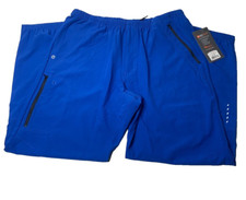 Barco One Drawstring Mens Medical Scrub Pants Royal Blue Short Large NWT