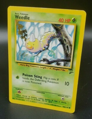 Weedle 100/130 - Base Set 2 - Common Pokemon Card - Near Mint (NM) | eBay