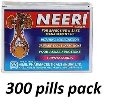 Aimil Neeri for Urinary Tract Infections Tablets 300 pills FREE SHIPPING 2027 EX