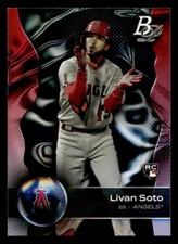 2023 Bowman Platinum #22 Livan Soto Rookie Card Los Angeles Angels