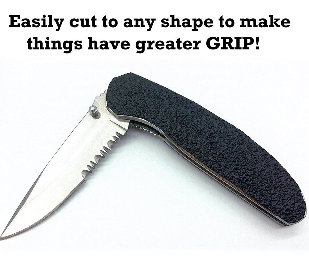 Anti Slip Grip 5x7 Rubber Texture Material Sheet Black Non Slip Adhesive  Tape