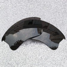 2 Sets of Black Polarized Replacement Lenses For-Oakley Flak Jacket XLJ Frame