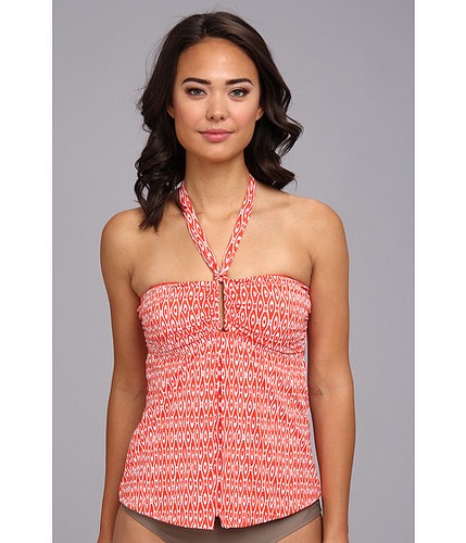 Jones New York Flyaway Bandini Top Naranja Geométrico Para Mujer Talla 8, 10 Totalmente NUEVO - Imagen 2 de 4
