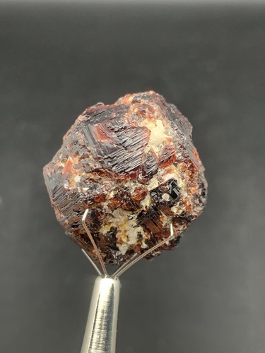 6 Pieces Lot Of Spessartite Etched Garnet Crystals - Picture 10 of 24