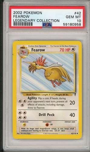 Fearow graded PSA 10 for sale on eBay