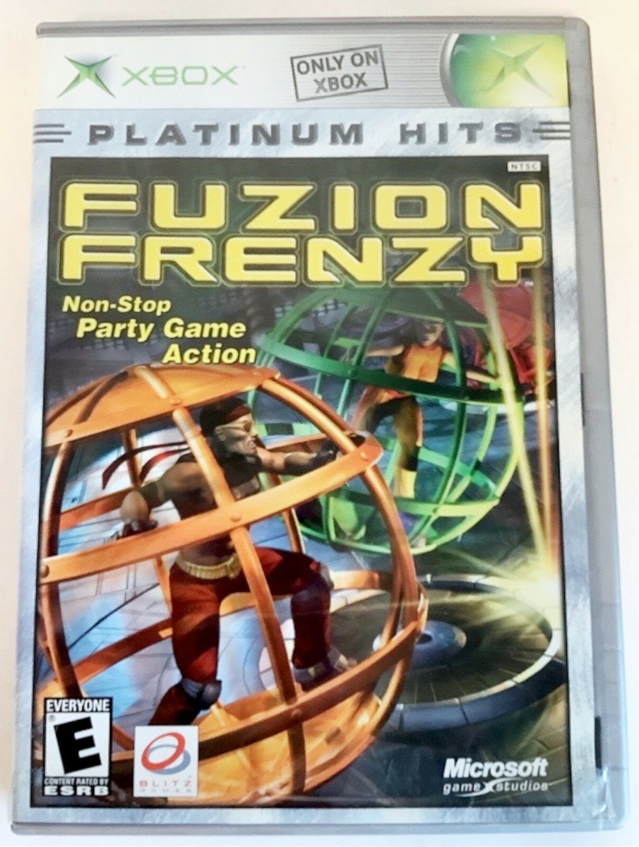 Fuzion Frenzy Microsoft Original Xbox 2001 Platinum Hits